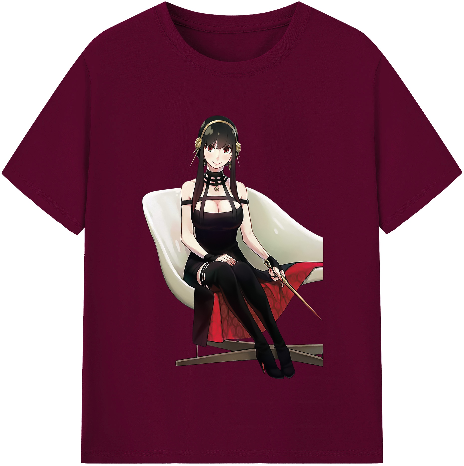 （画像用） SPY×FAMILY间谍家家酒 レディースカジュアルプリントTシャツ（綿100％）